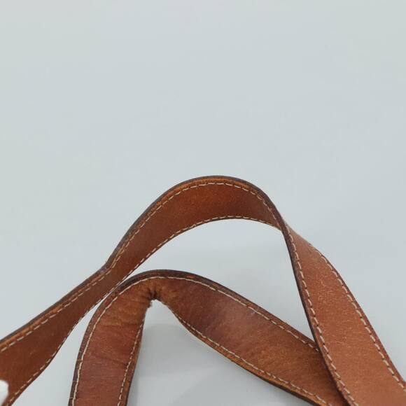 CELINE Macadam Canvas Hand Bag Pvc Leather Brown - Picture 8 of 12